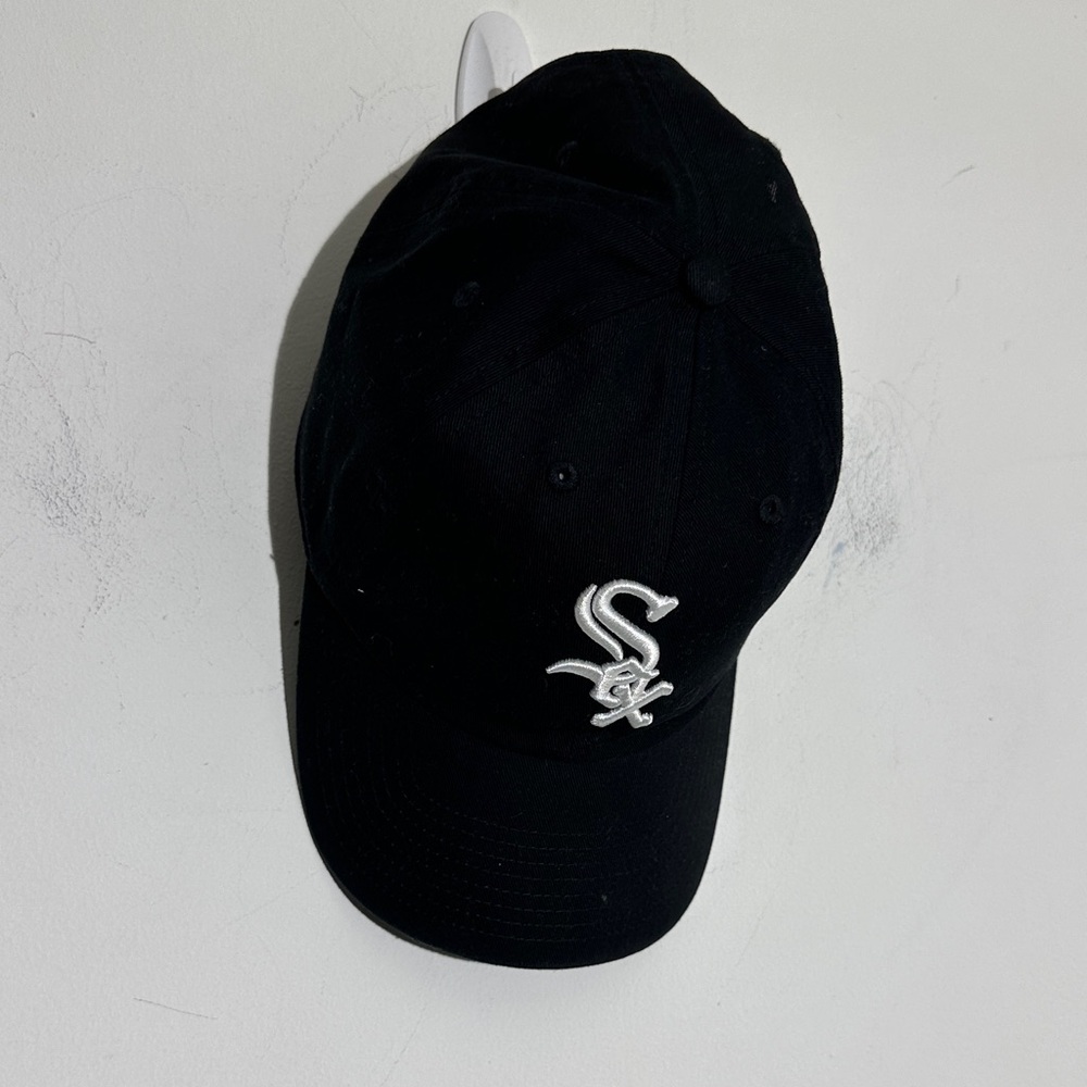 47 Brand Black Cap with White Logo